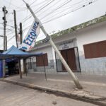 Preocupación de los vecinos por un poste